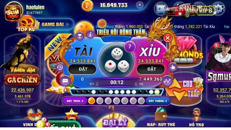 Luật chơi tài xỉu tại nền tảng Sumclub cho các cược thủ